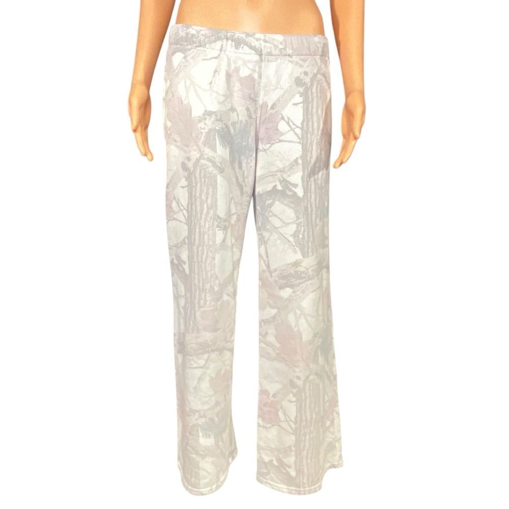 Hollister Loose Relaxed Fit Sweatpants Snow Camo Pattern Pockets Loungewear XS